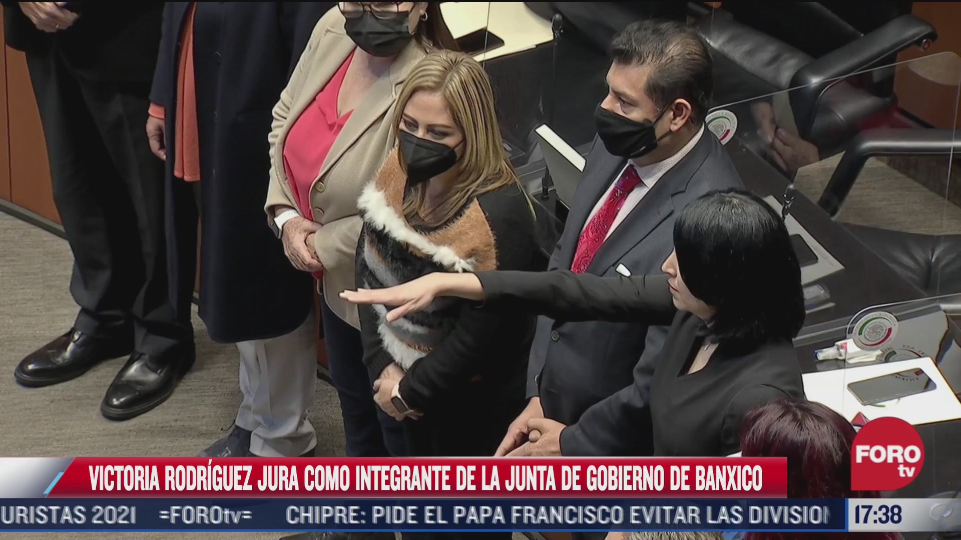 victoria rodriguez rinde protesta como integrante de la junta de gobierno del banco de mexico