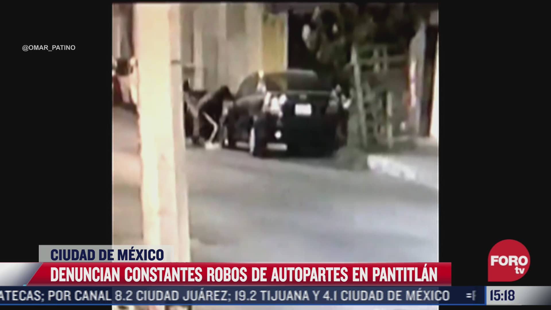 video captan robo de autopartes en pantitlan
