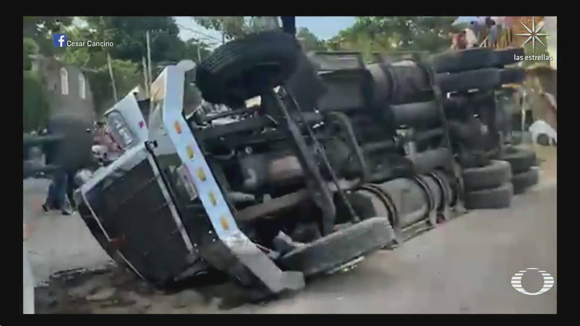 volcadura de trailer en chiapas deja 54 migrantes muertos