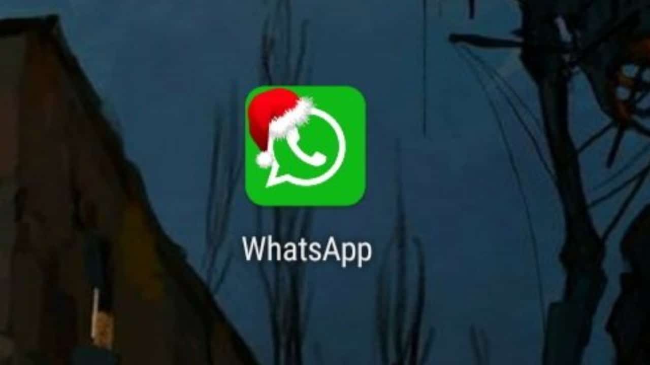 WhatsApp como cambiar ícono en modo Navidad