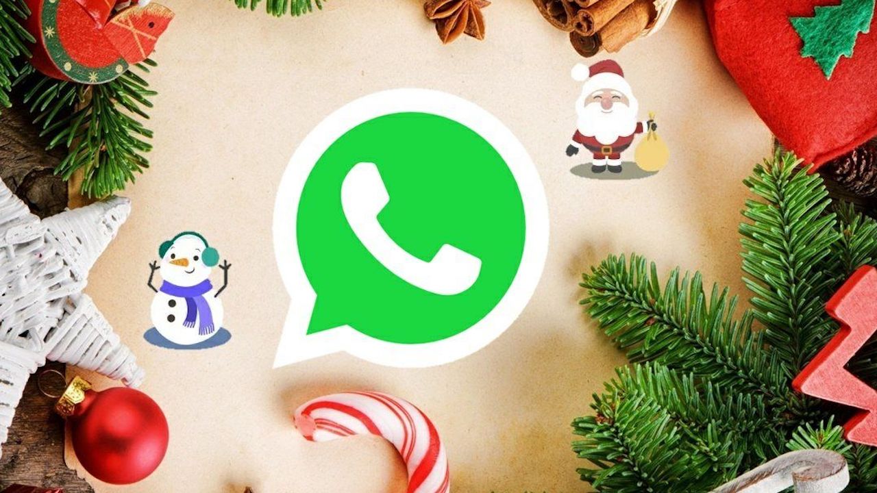 WhatsApp Web stickers navideños