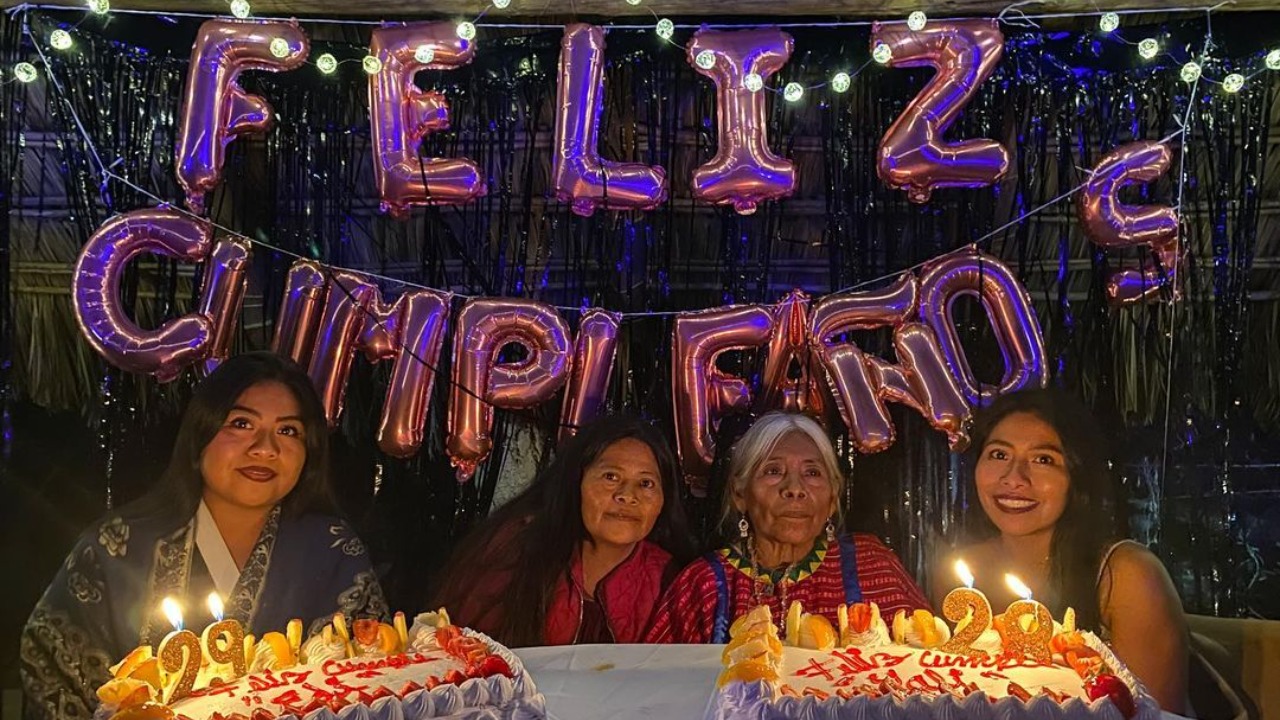 Yalitza Aparicio festejó su cumpleaños 28 en Tlaxiaco Oaxaca