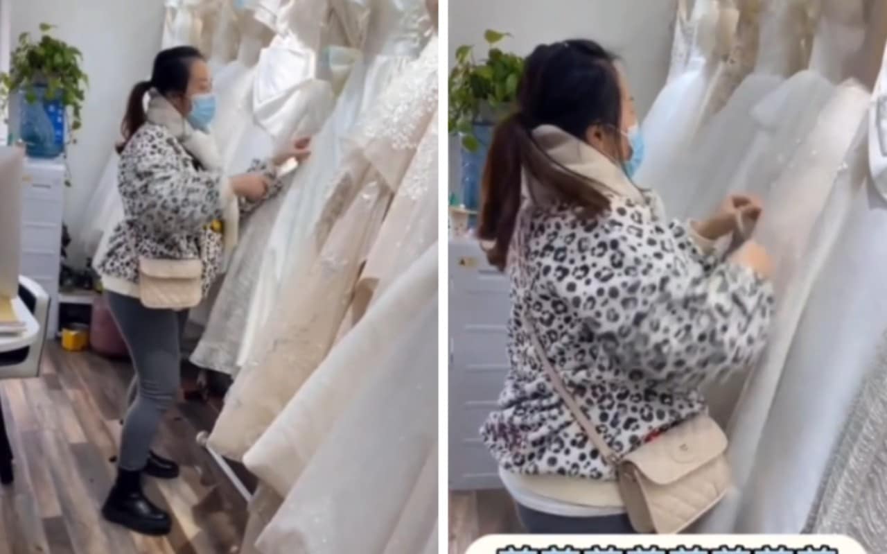 Novia destruye 32 vestidos tras cancelación de boda: Video