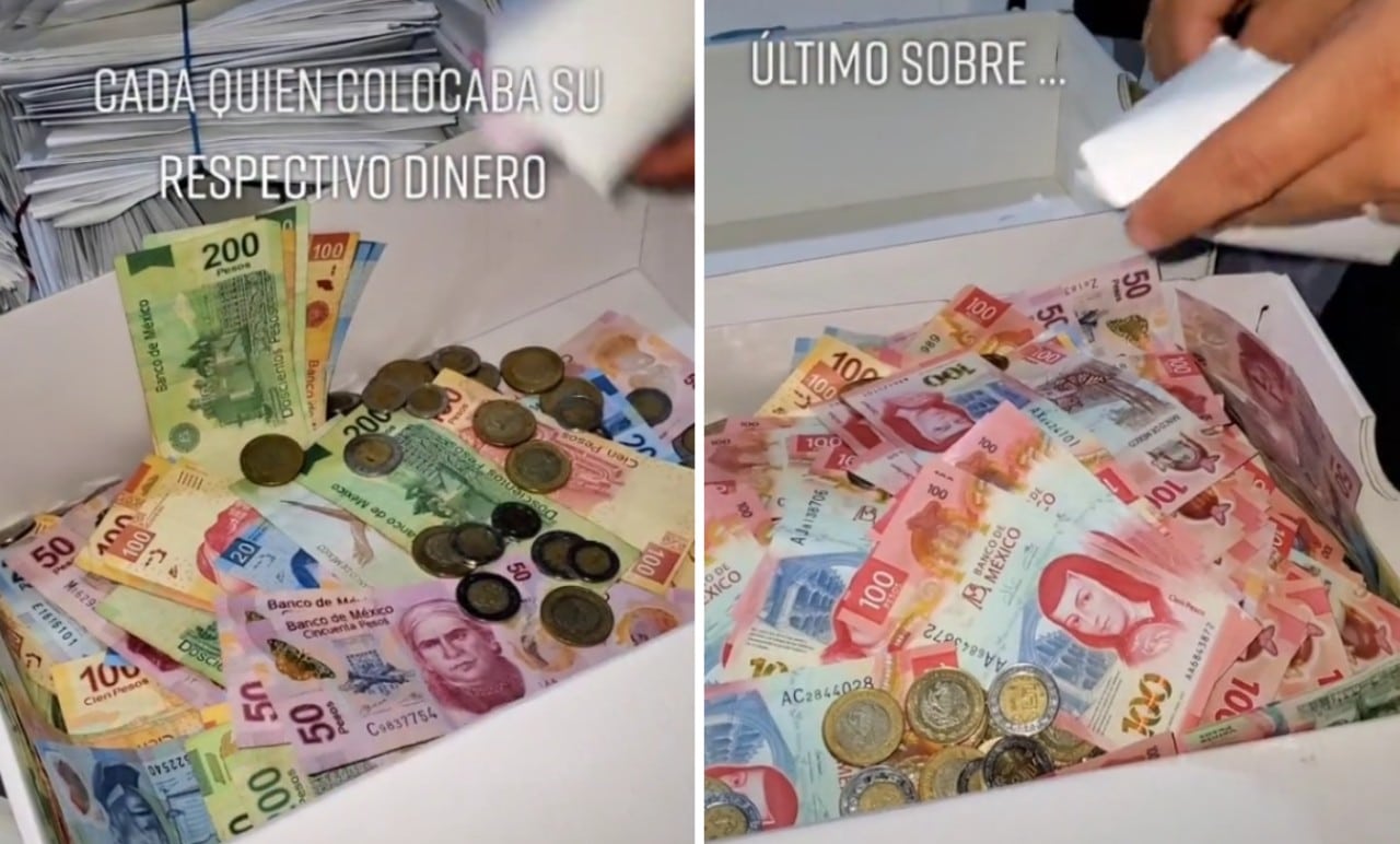 Pareja ahorra por un año y junta más de 133 mil pesos: Video