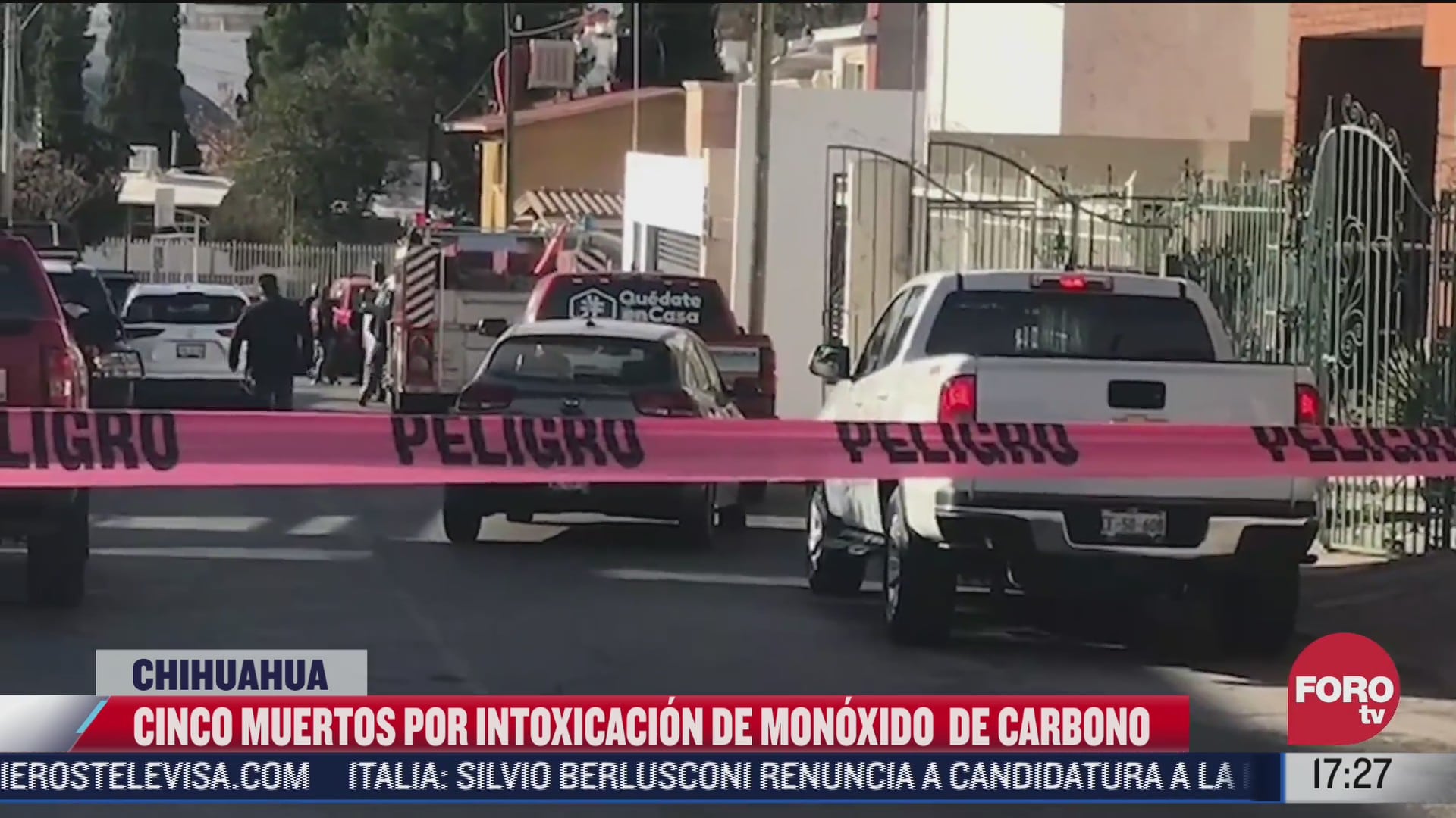 Cinco personas mueren intoxicadas por monóxido de carbono en Chihuahua