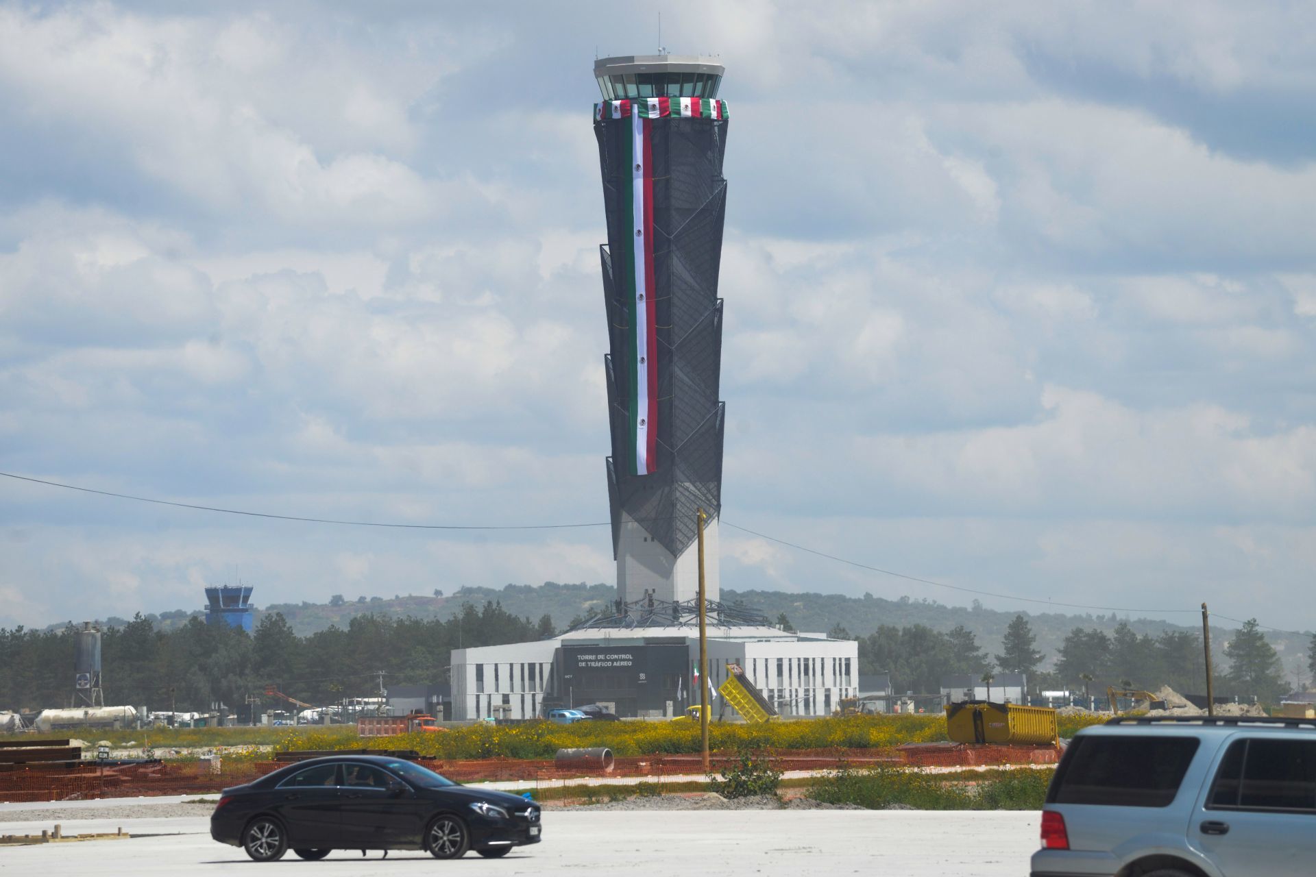 La torre de control del Aeropuerto Internacional Felipe Ángeles