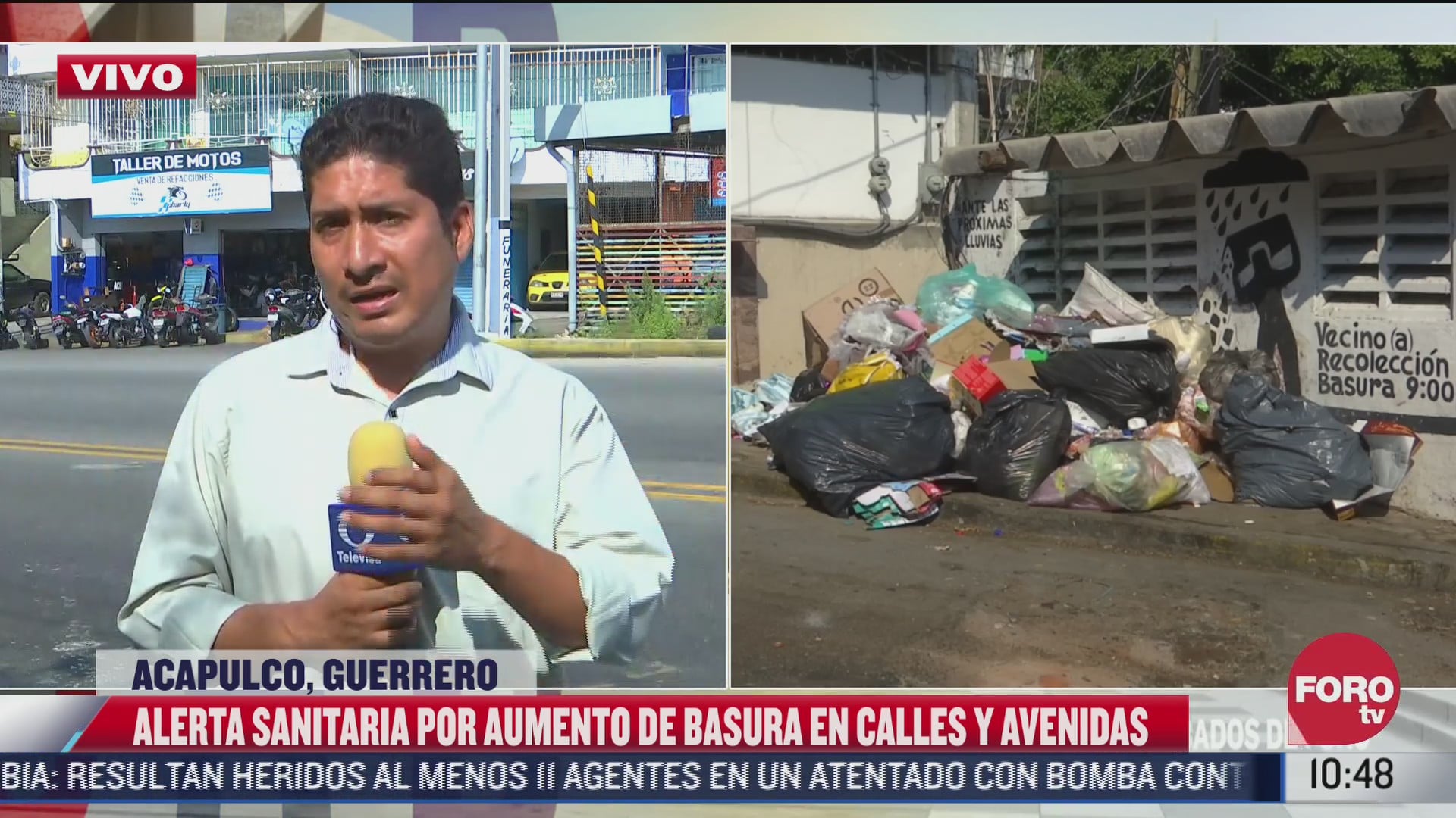 alerta sanitaria por basura en calles de acapulco