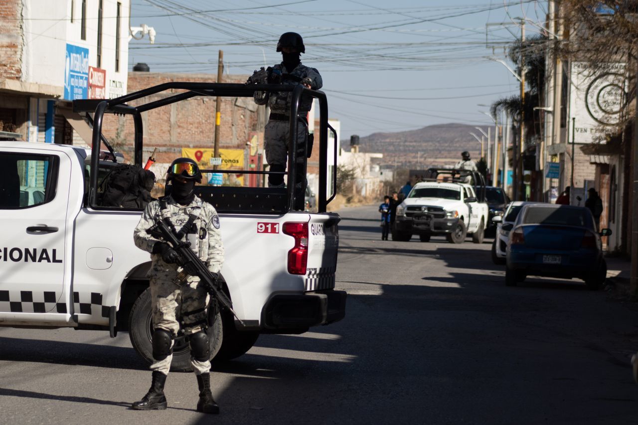 Hombres armados atacan a policías en Guadalupe, Zacatecas