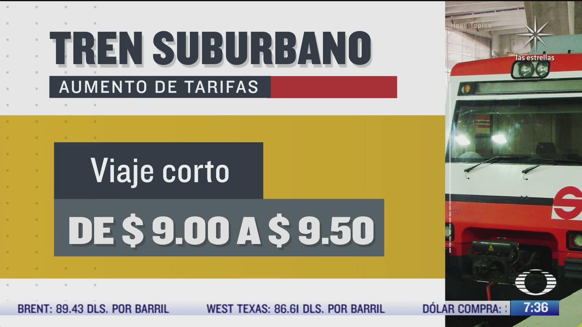 aumenta precio del tren suburbano entre cdmx y estado de mexico
