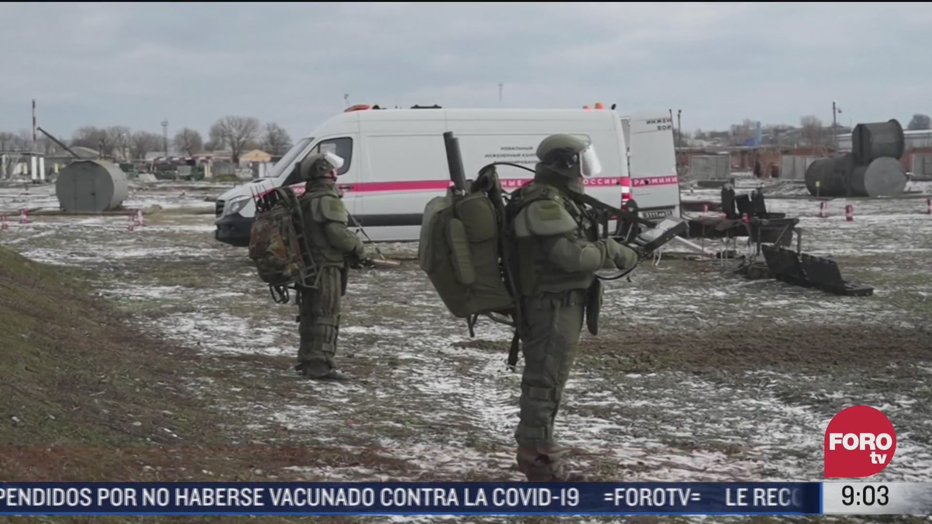aumenta tension en los limites de territorios de ucrania y rusia por posible invasion