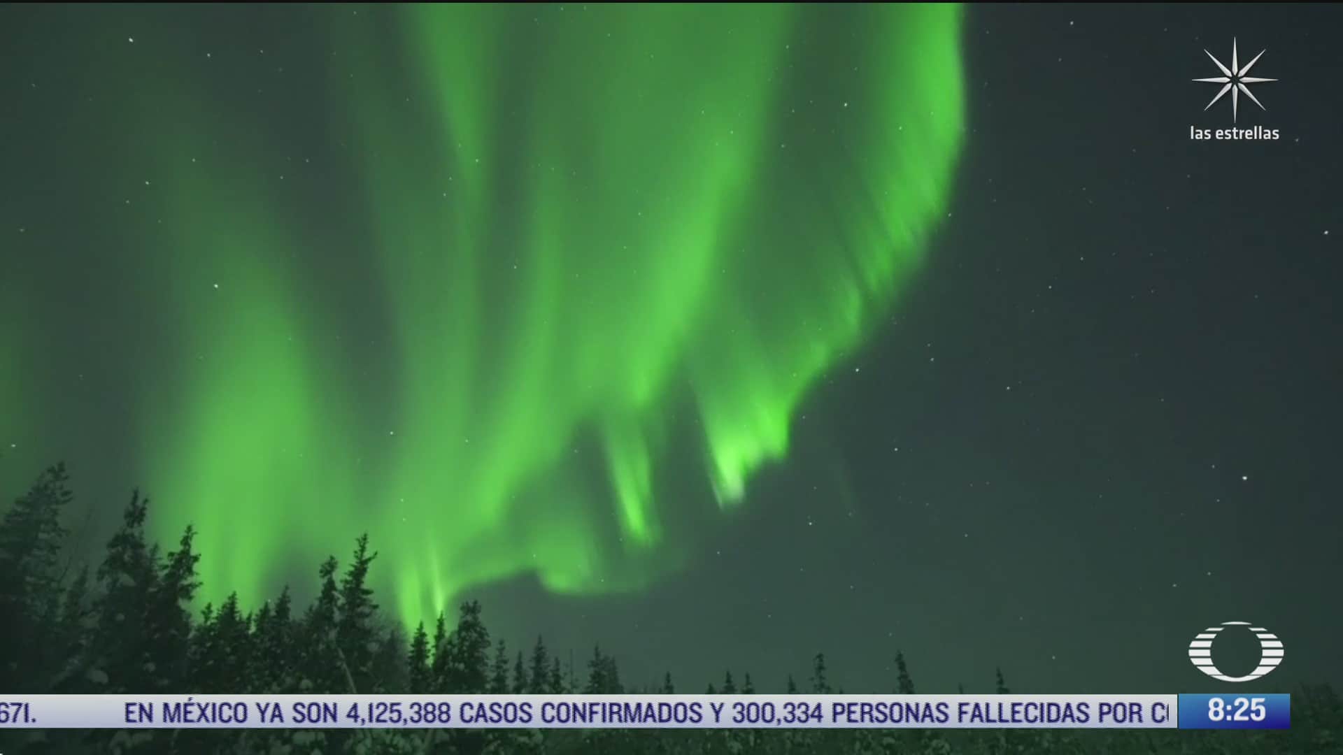 auroras boreales pintan de verde cielo de finlandia