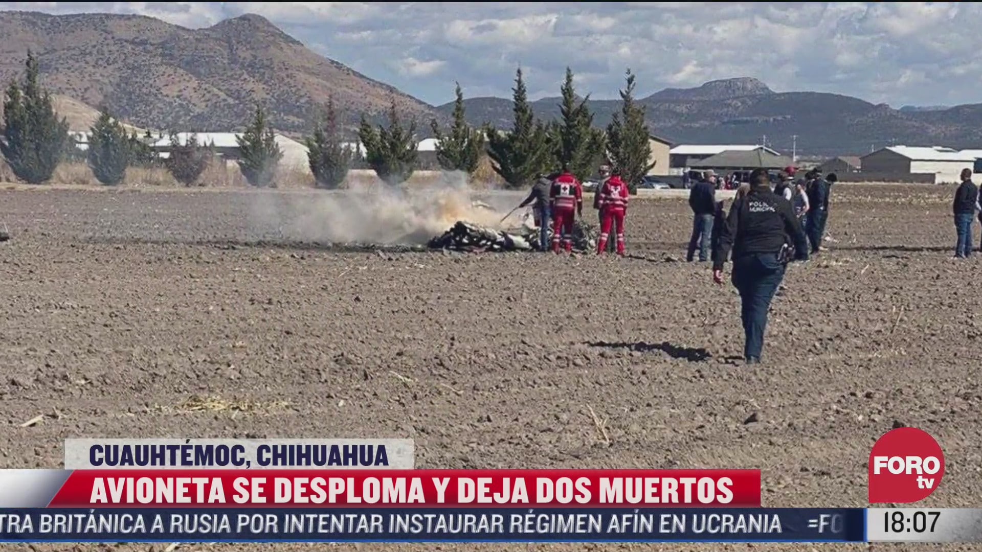 avioneta se desploma y deja 2 muertos en chihuahua
