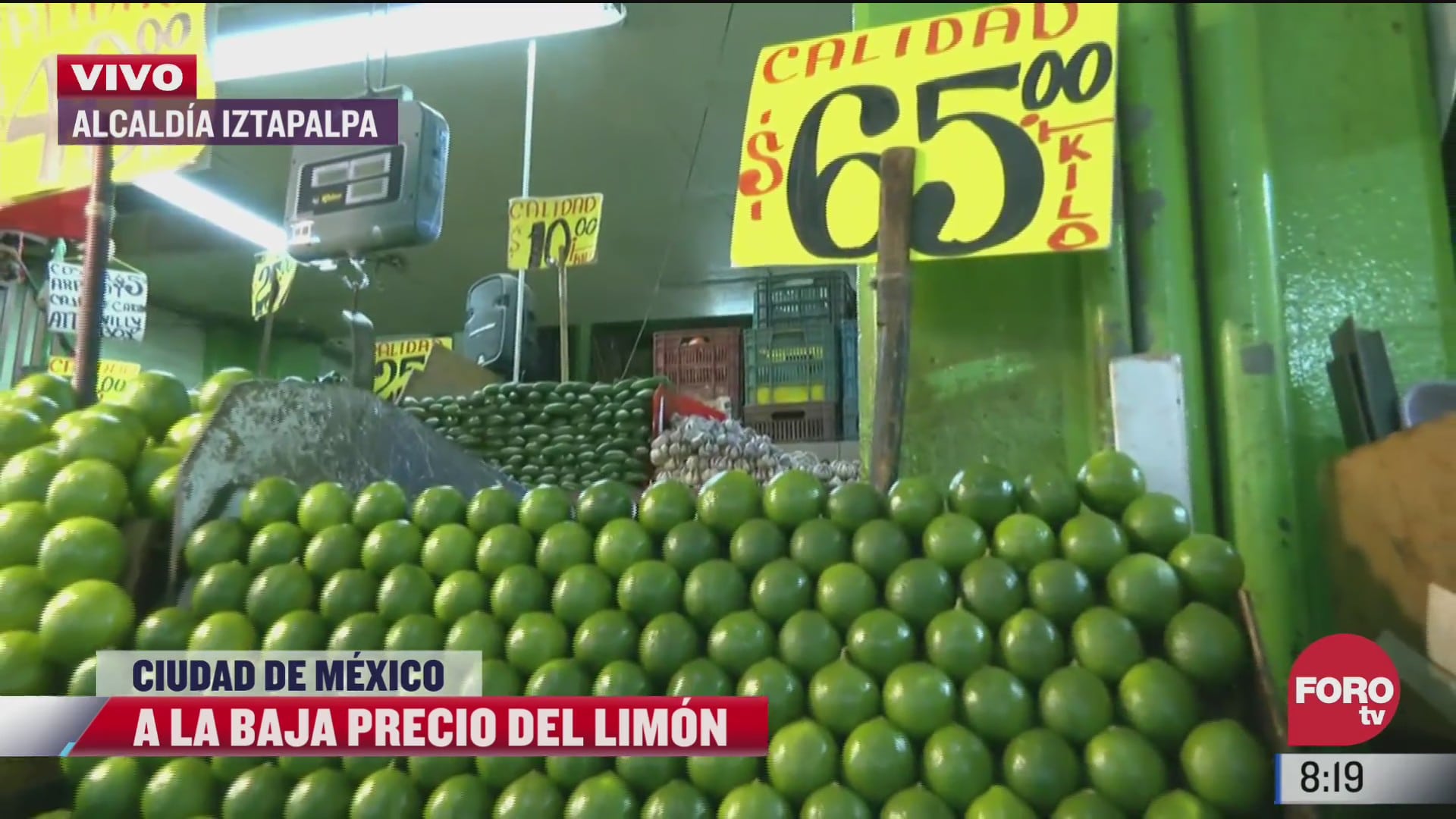 baja un poco el precio del limon se vende a 60 pesos en la central de abasto cdmx