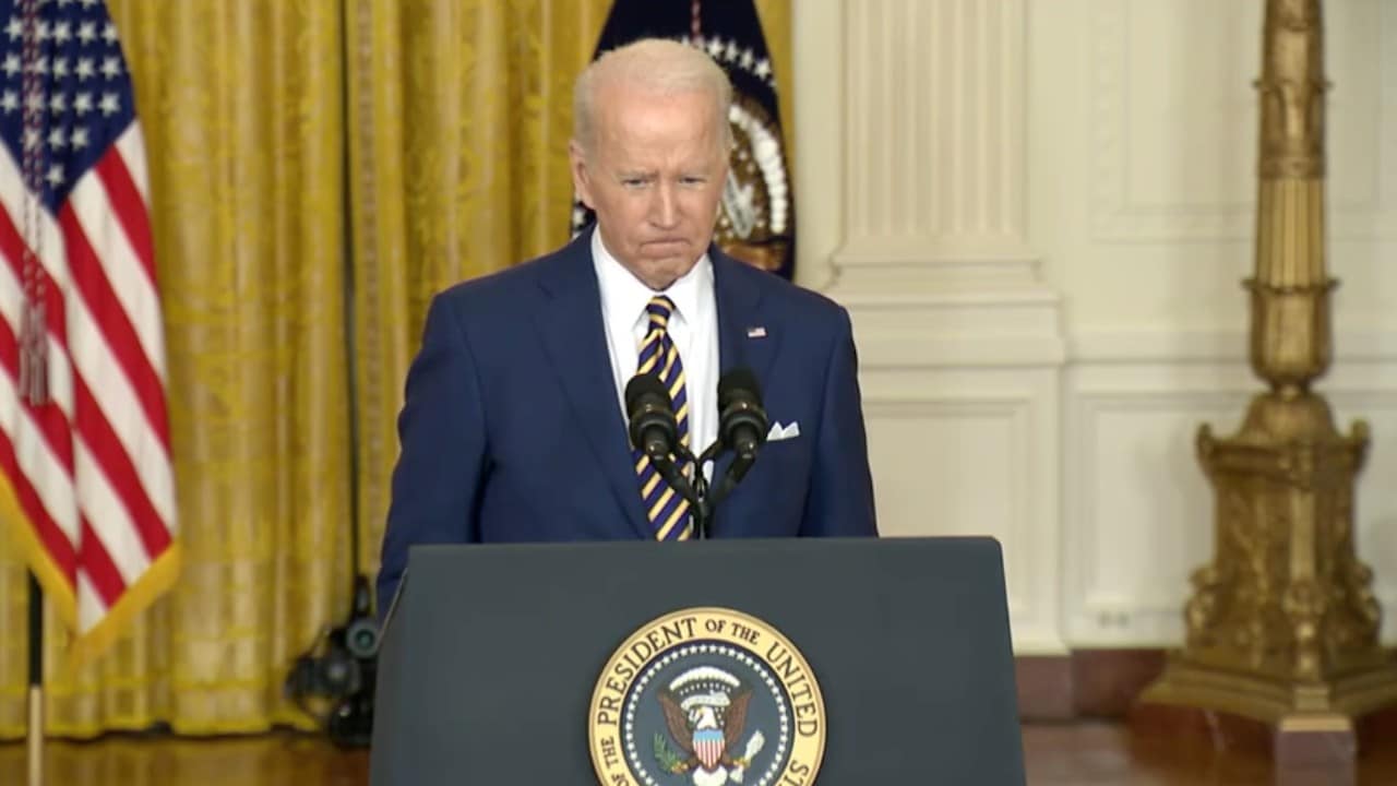 El presidente de Estados Unidos, Joe Biden, 19 de enero de 2022 (Casa Blanca)