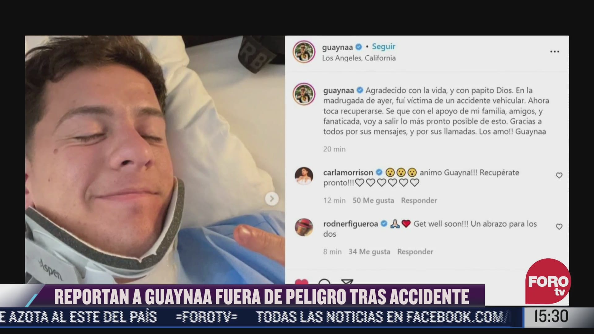cantante guaynaa sufre severo accidente automovilistico