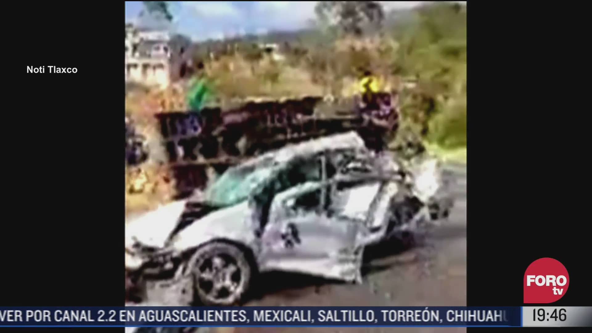 choque en carretera tlaxco chignahuapan deja dos lesionados