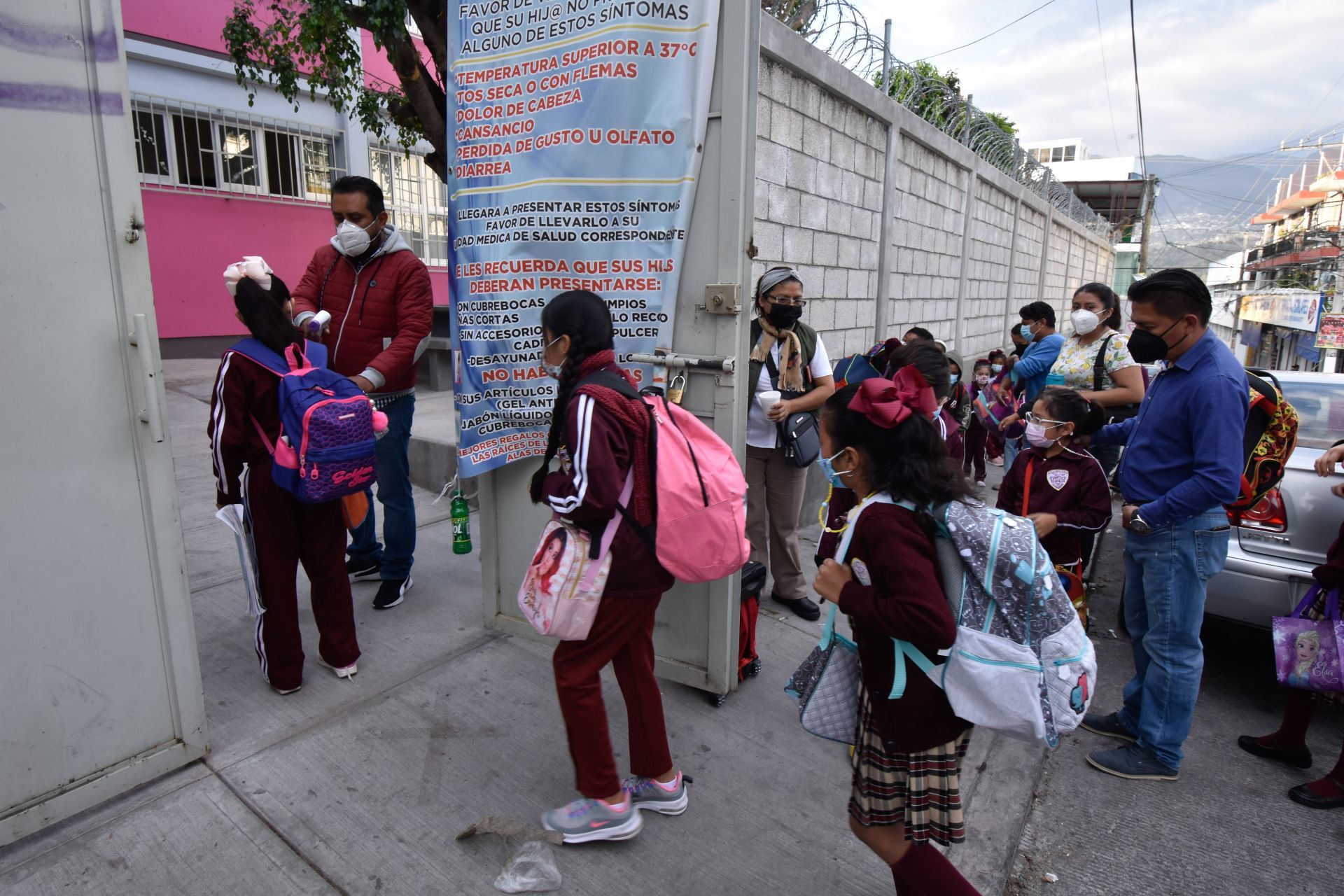 Pocas escuelas en Chilpancingo regresaron a clases presenciales ante el aumento de casos de covid a nivel nacional (Cuartoscuro)