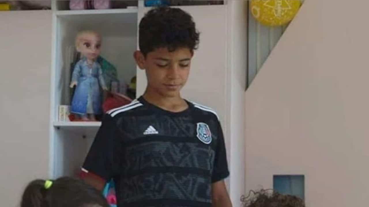 Hijo Cristiano Ronaldo playera Selección Mexicana
