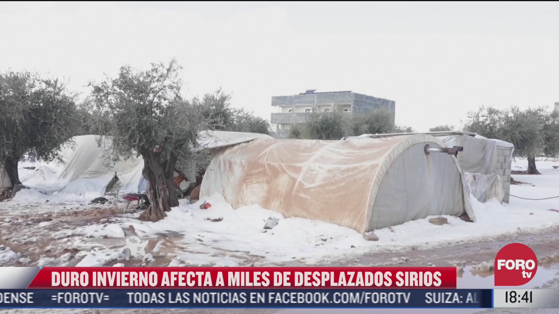 crudo invierno afecta a migrantes sirios