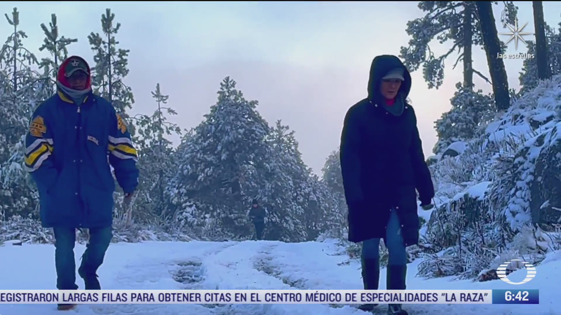 decenas de personas disfrutan de la primera nevada del 2022 en cofre de perote veracruz