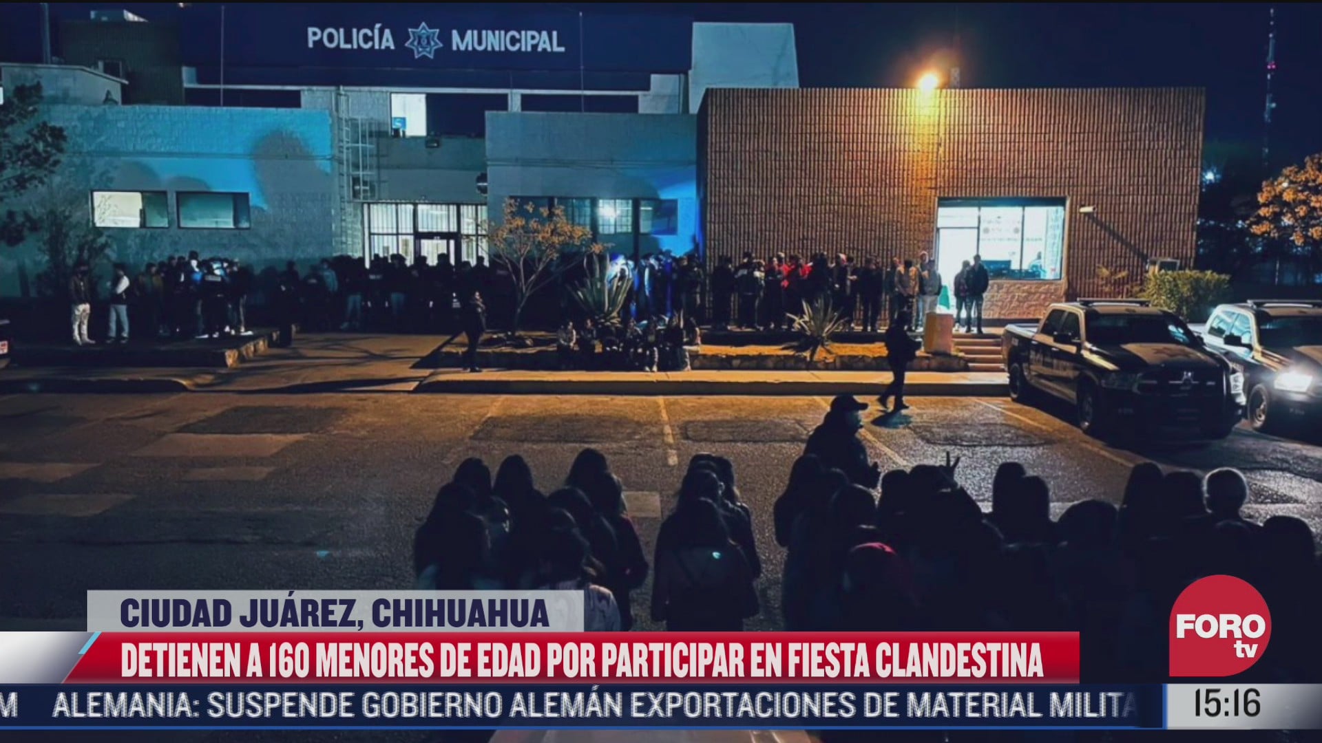 detienen a 160 menores en fiesta clandestina en chihuahua