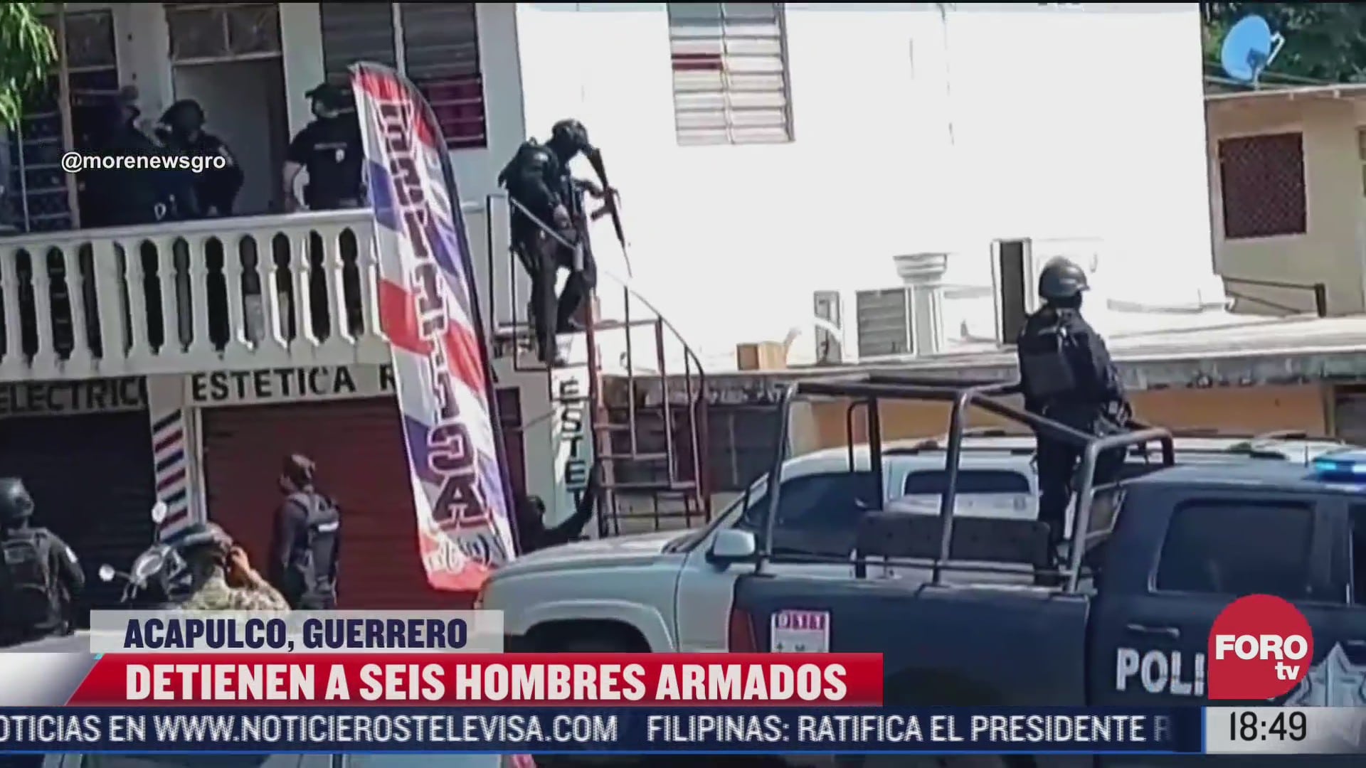 detienen a hombres armados en acapulco
