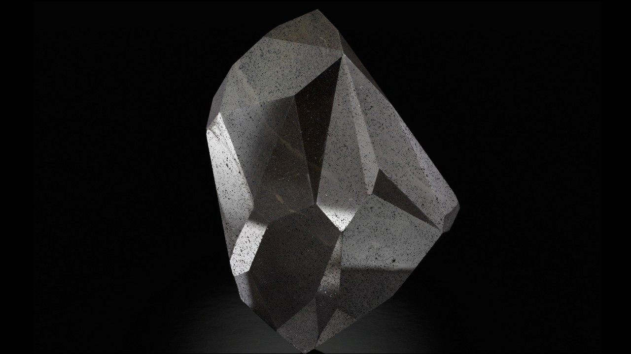 Sotheby's subastará un diamante negro de 555 quilates, el más grande de su tipo