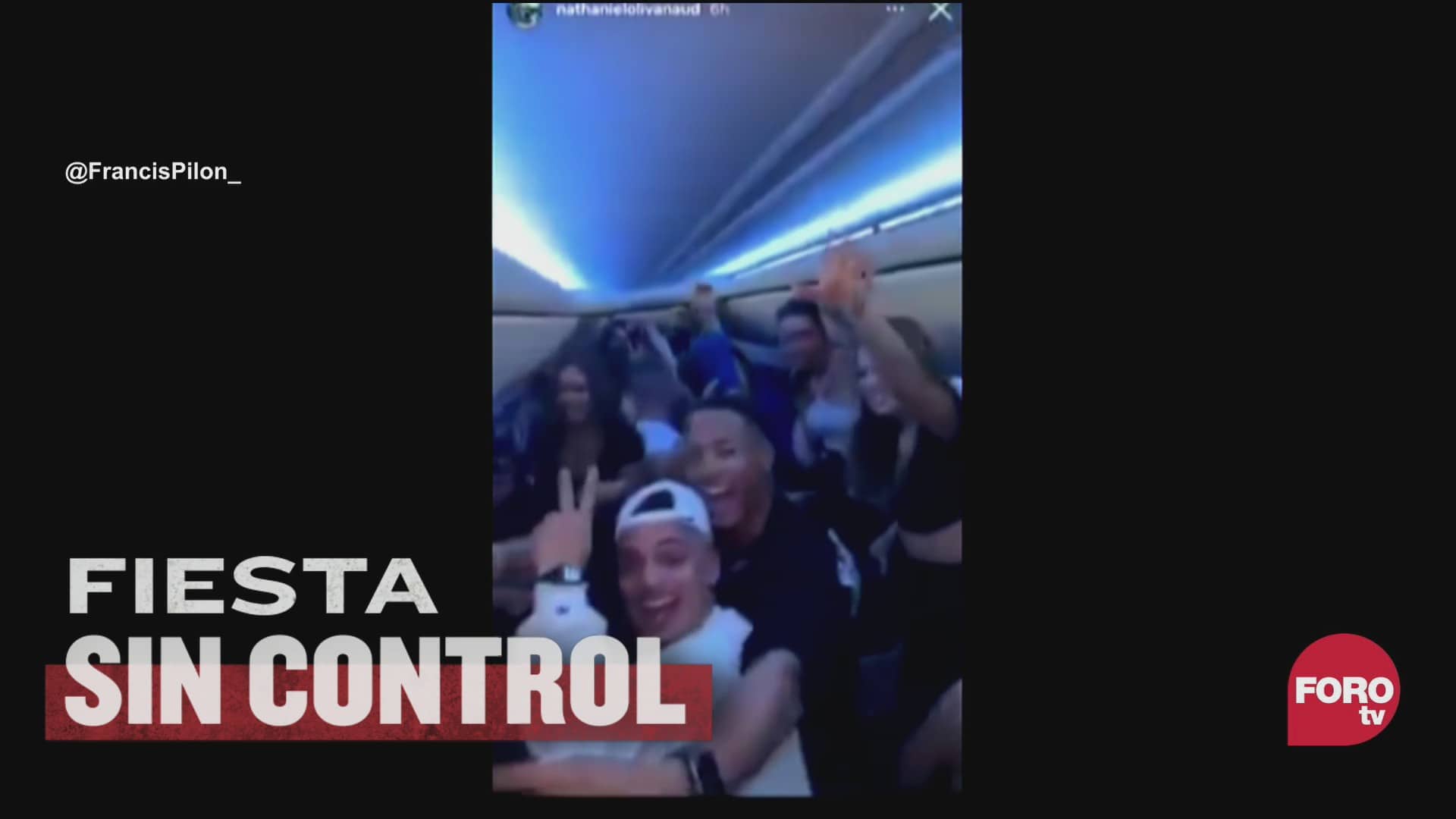 difunden videos de fiesta covid en vuelo de canadienses con destino a cancun