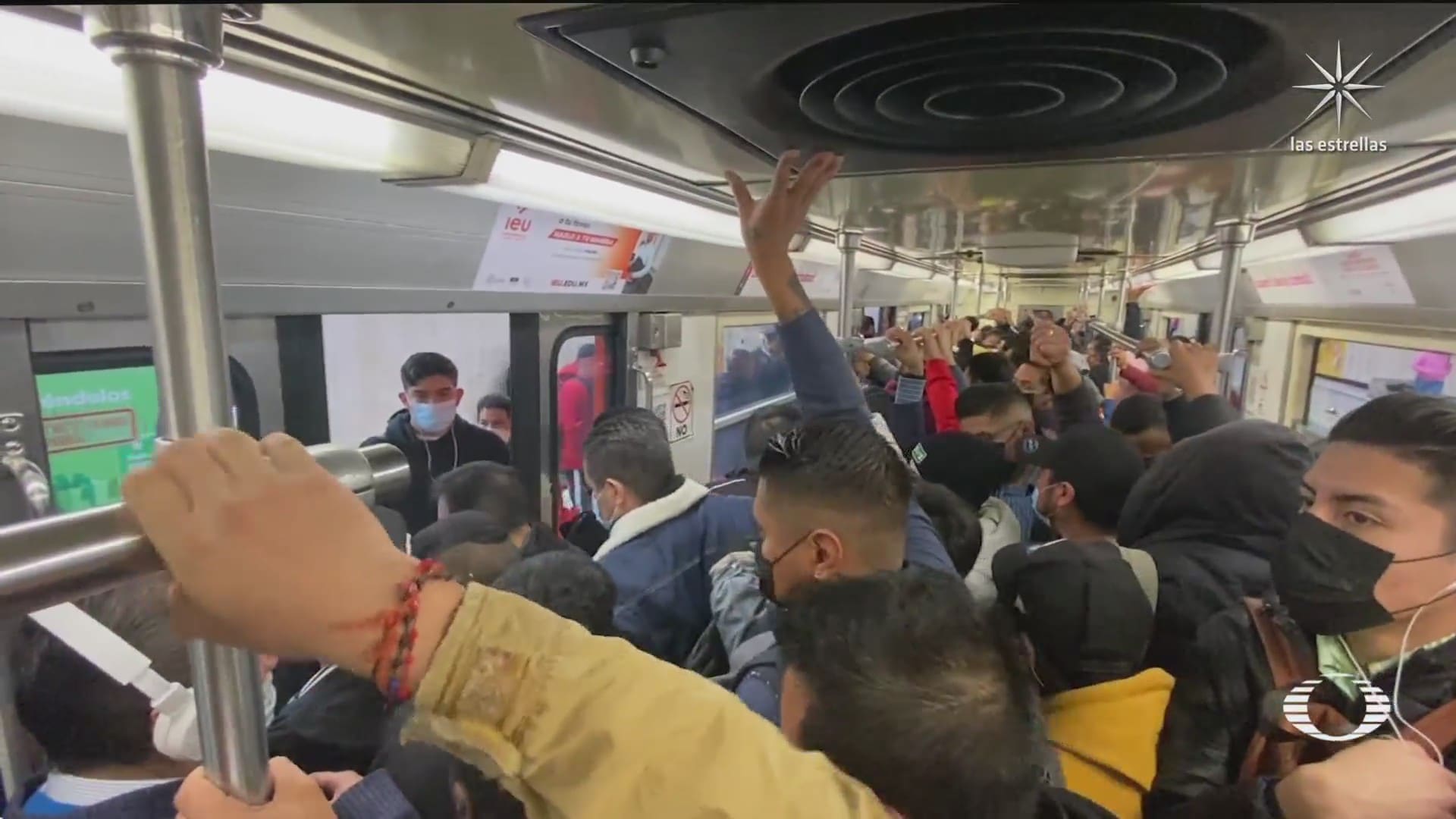 el riesgo de contagiarse de covid al viajar en el metro de la cdmx
