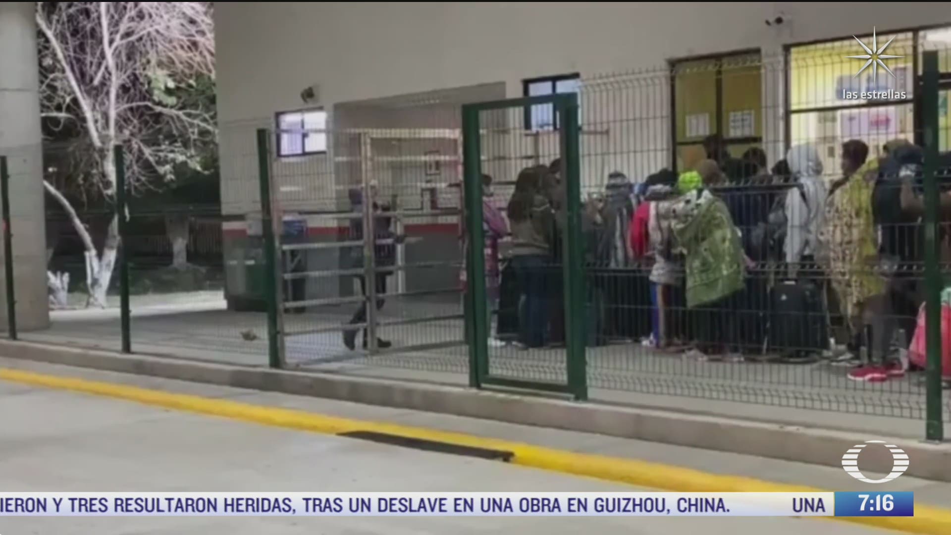 enganos sobre asilo humanitario provocan concentracion de decenas de migrantes hondurenos
