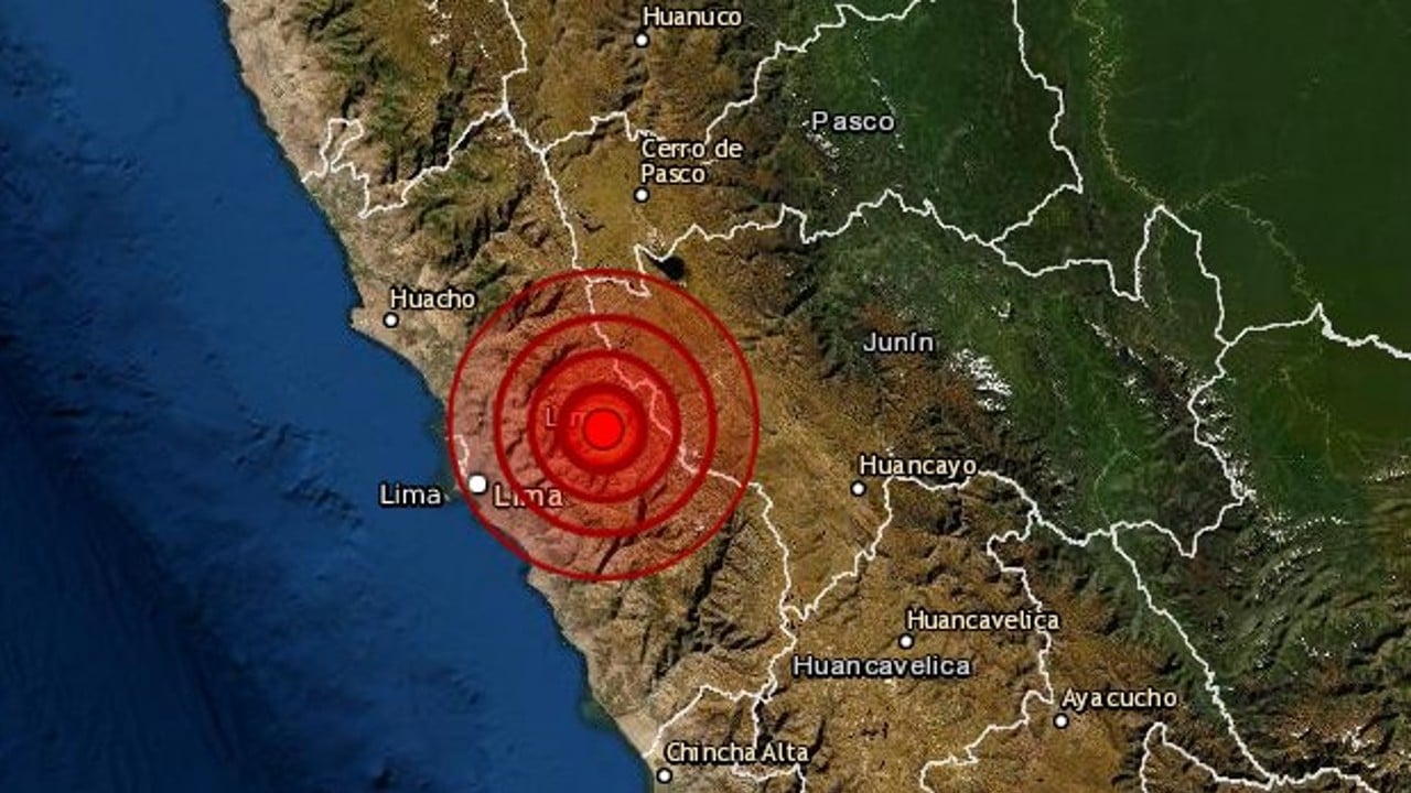 Fuerte sismo de magnitud 5.6 grados sacude Lima y causa la alarma en población