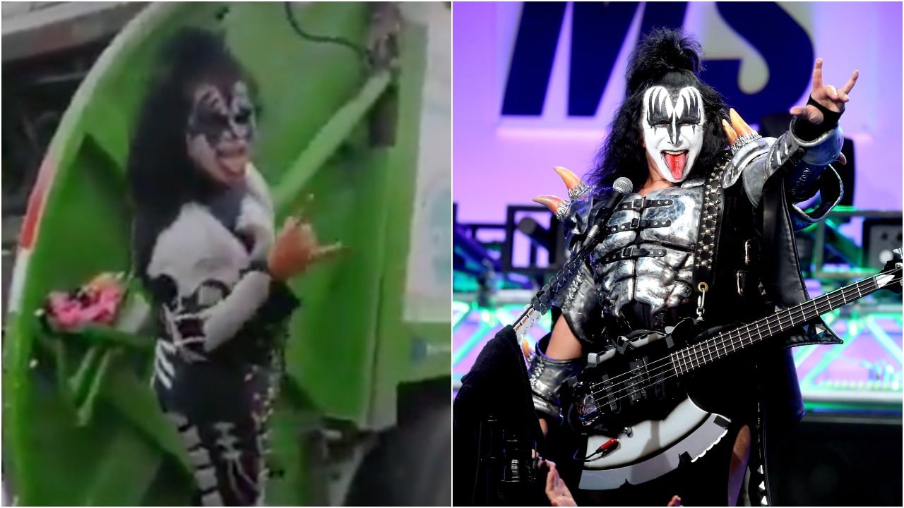 Gene Simmons de Kiss reconoce a recolector de basura en Monterrey y video es viral
