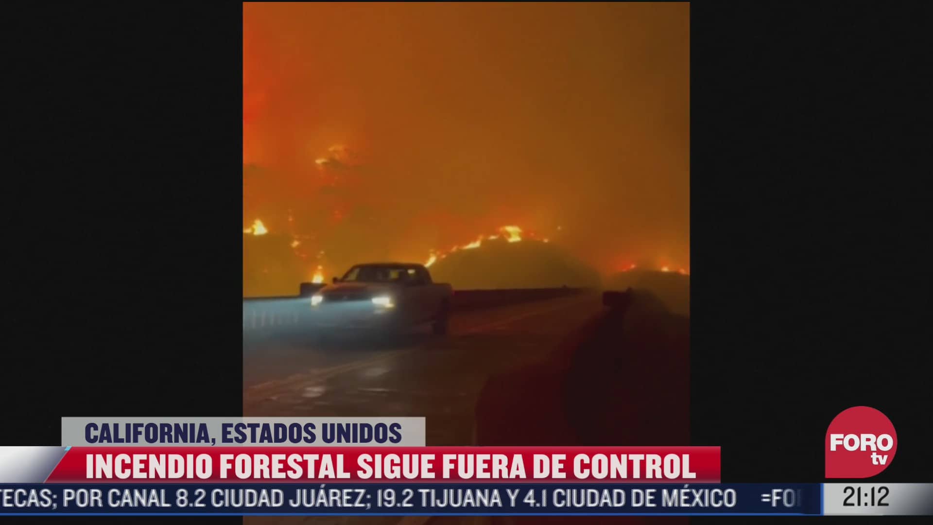 incendio forestal sigue fuera de control en california