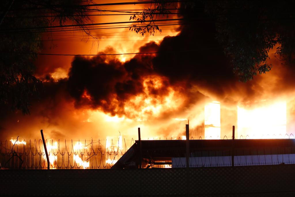 incendio, Azcapotzalco, fábrica, Noticieros Televisa