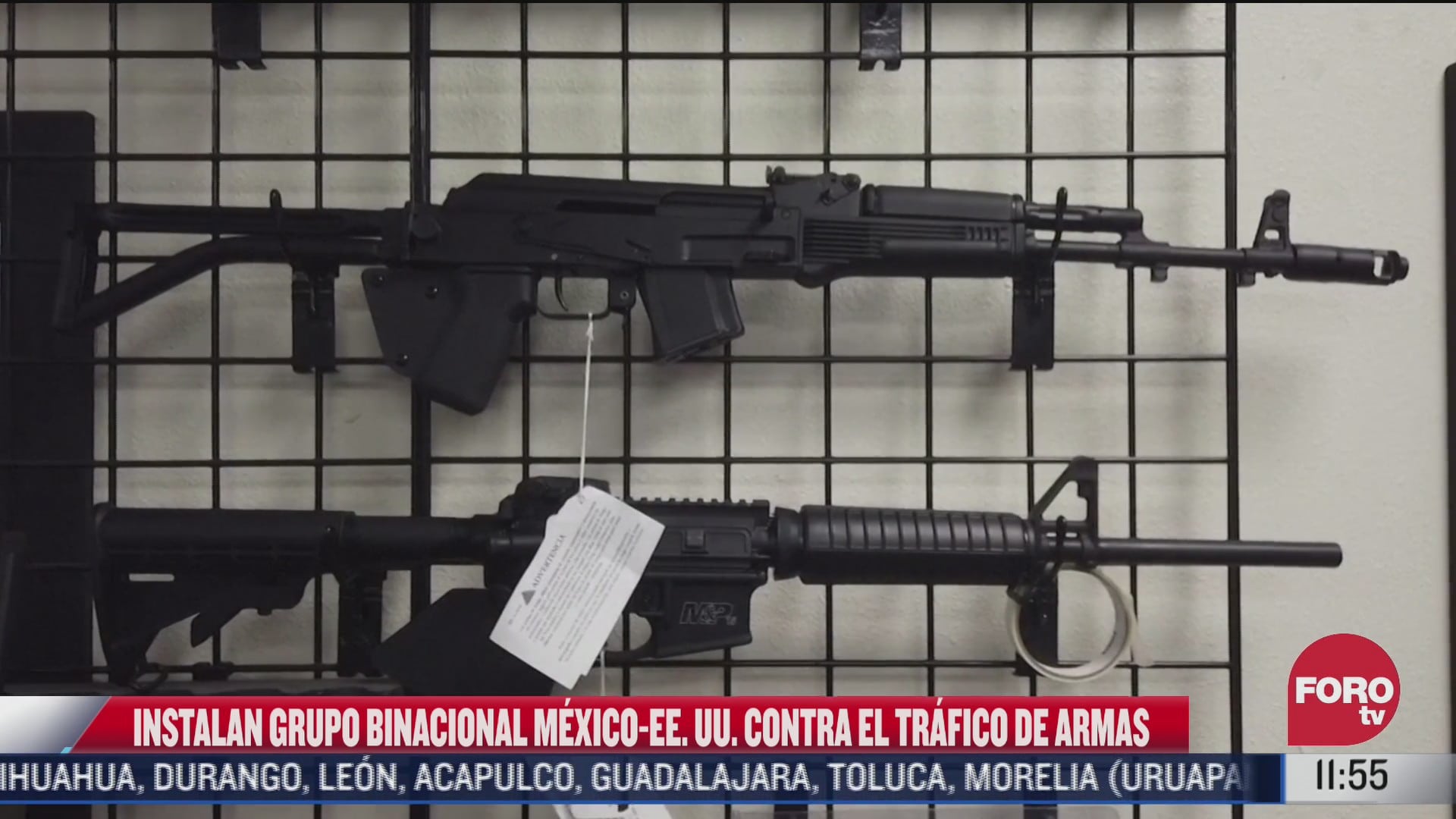 instalan grupo binacional mexico eeuu contra el trafico de armas