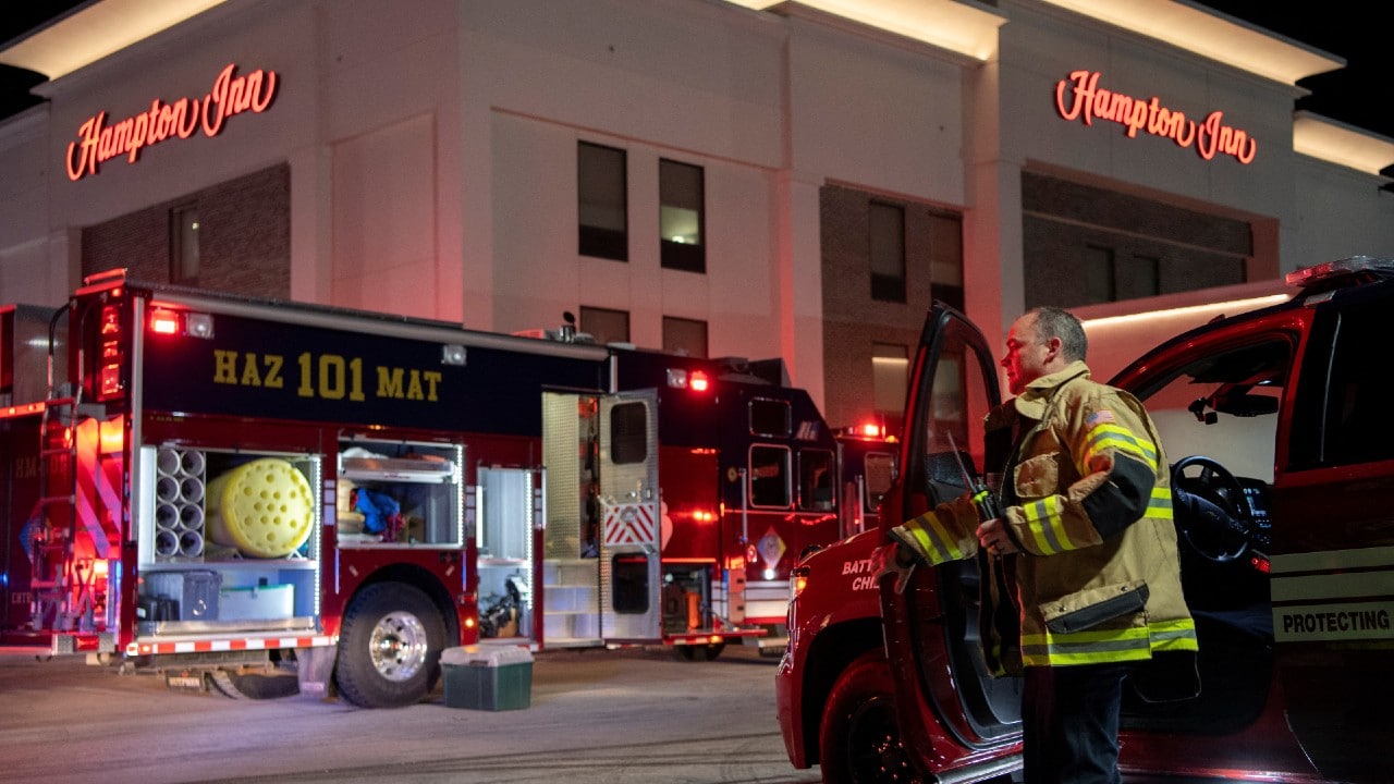 Intoxicación con monóxido de carbono en el hotel de Ohio deja 7 hospitalizados.