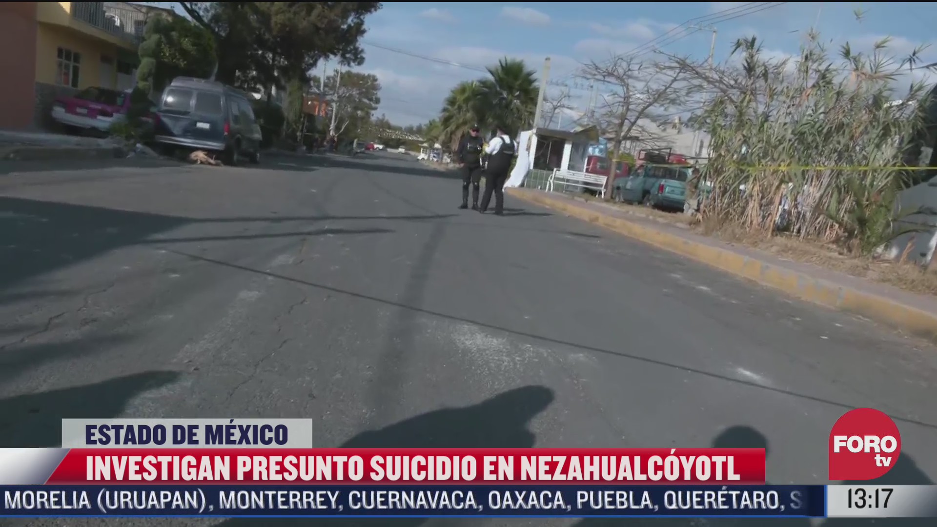 investigan presunto suicidio frente a capilla en nezahualcoyotl edomex