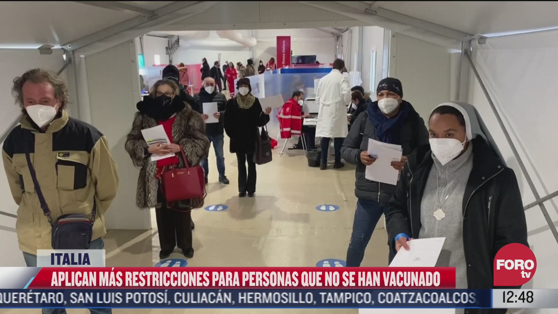 italia aplicara mas restricciones a personas no vacunadas