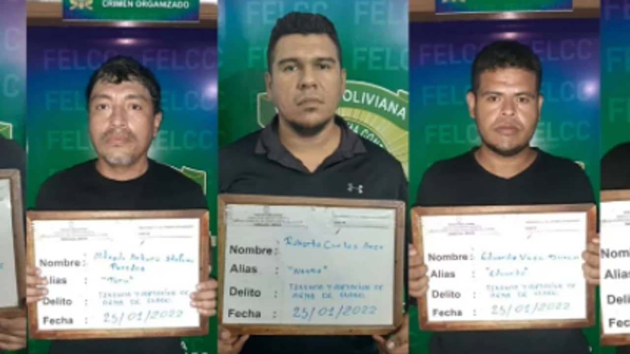 Detienen a seis personas por fingir ser narcos en una fiesta de cumpleaños en Bolivia