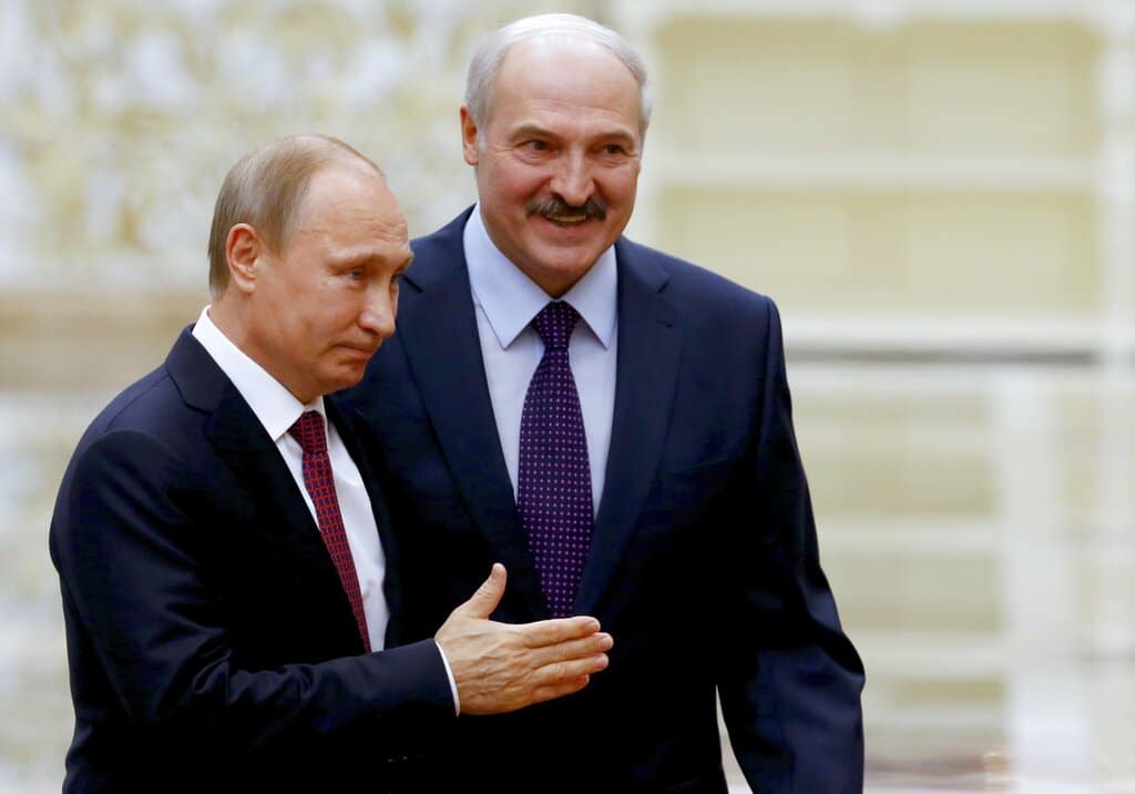 Vladimir Putin, Alexander Lukashenko, Bieolorrusia, Rusia, dictadores
