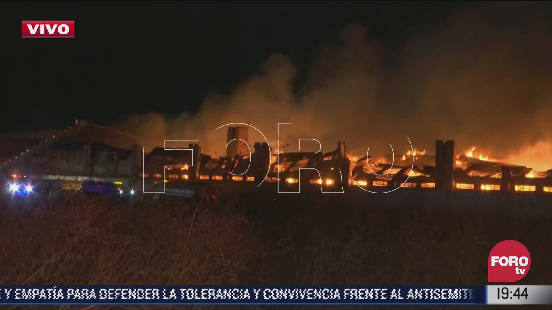 Incendio en bodega de cartón en Chalco ha sido controlado en un 50%: Protección Civil