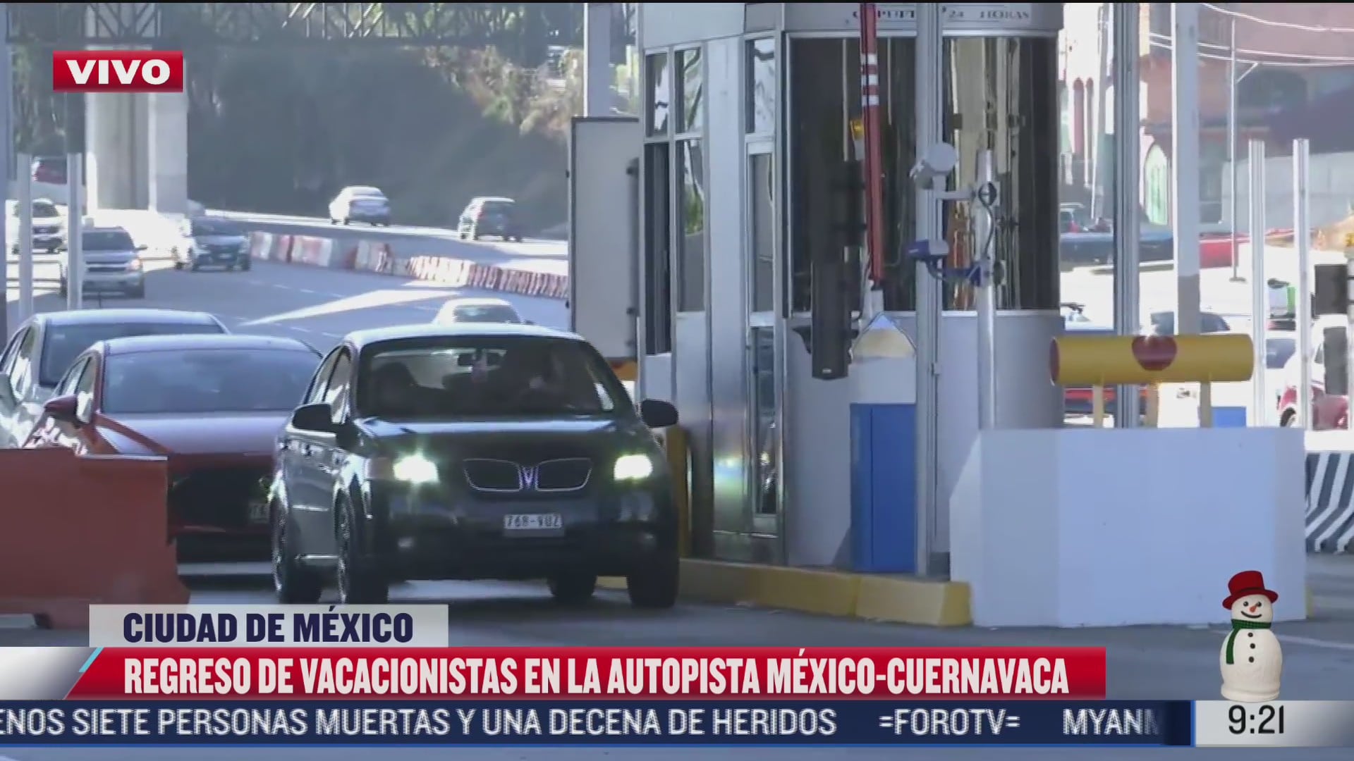 regreso de vacacionistas a la cdmx por la autopista mexico cuernavaca