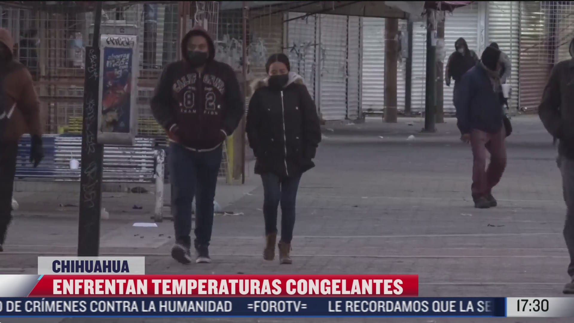 reportan bajas temperaturas en chihuahua