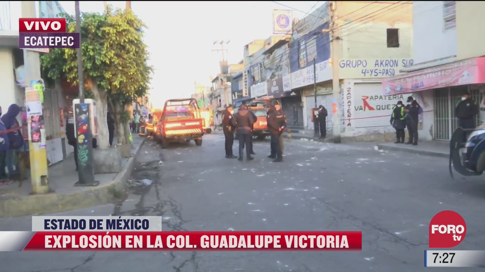 resguardan inmueble tras explosion de gas en ecatepec estado de mexico