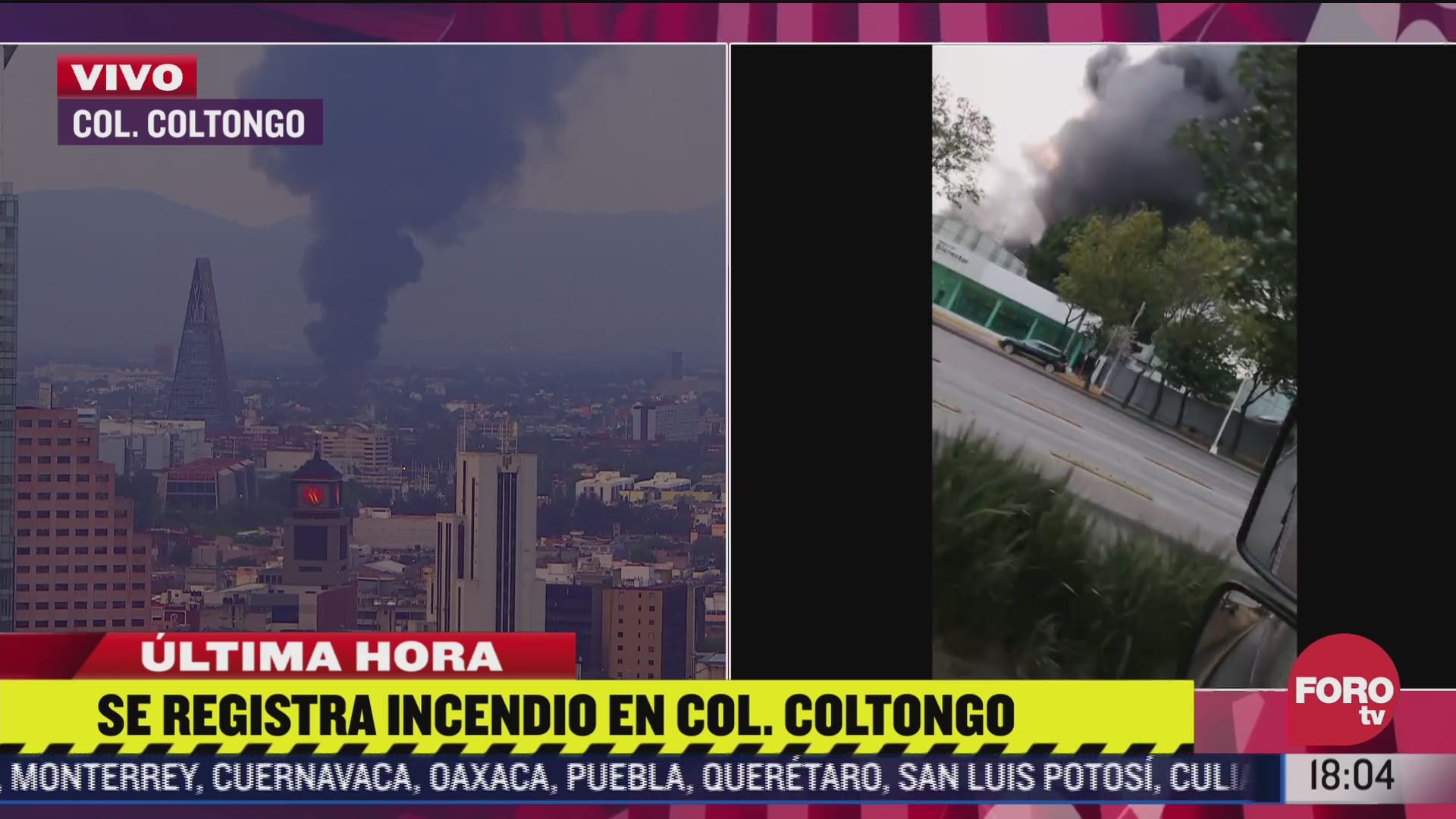 Incendio consume fábrica en colonia Coltongo, Azcapotzalco