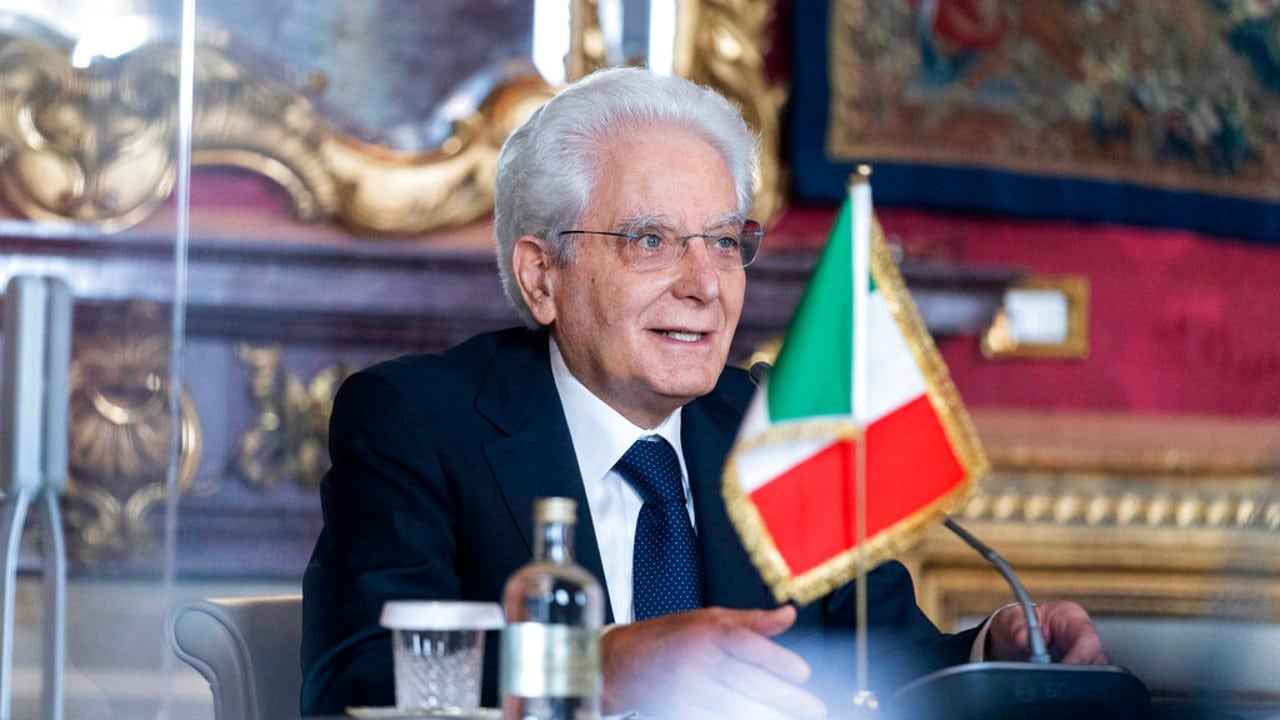 Sergio Mattarella es reelegido como jefe de Estado en Italia
