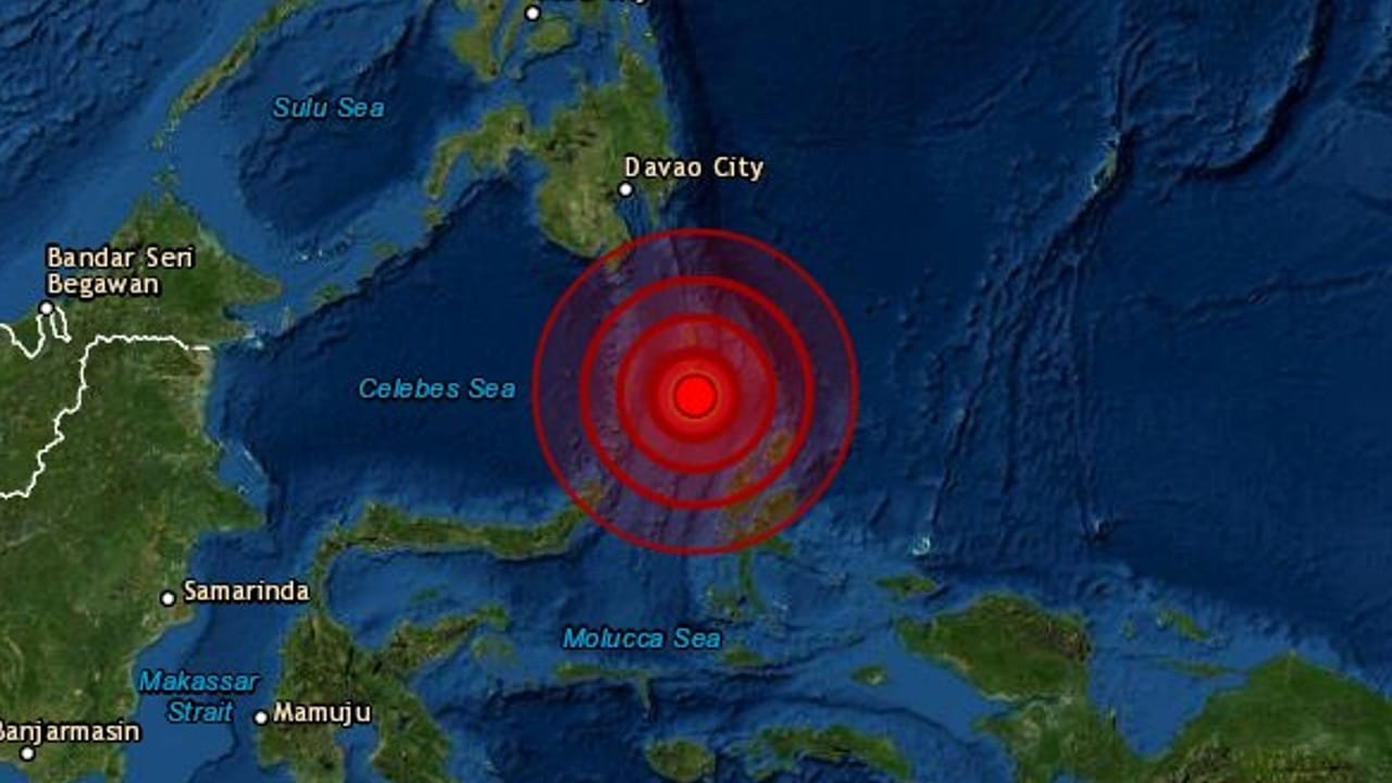 Terremoto de magnitud 6 sacude el mar de Célebes al norte de Indonesia