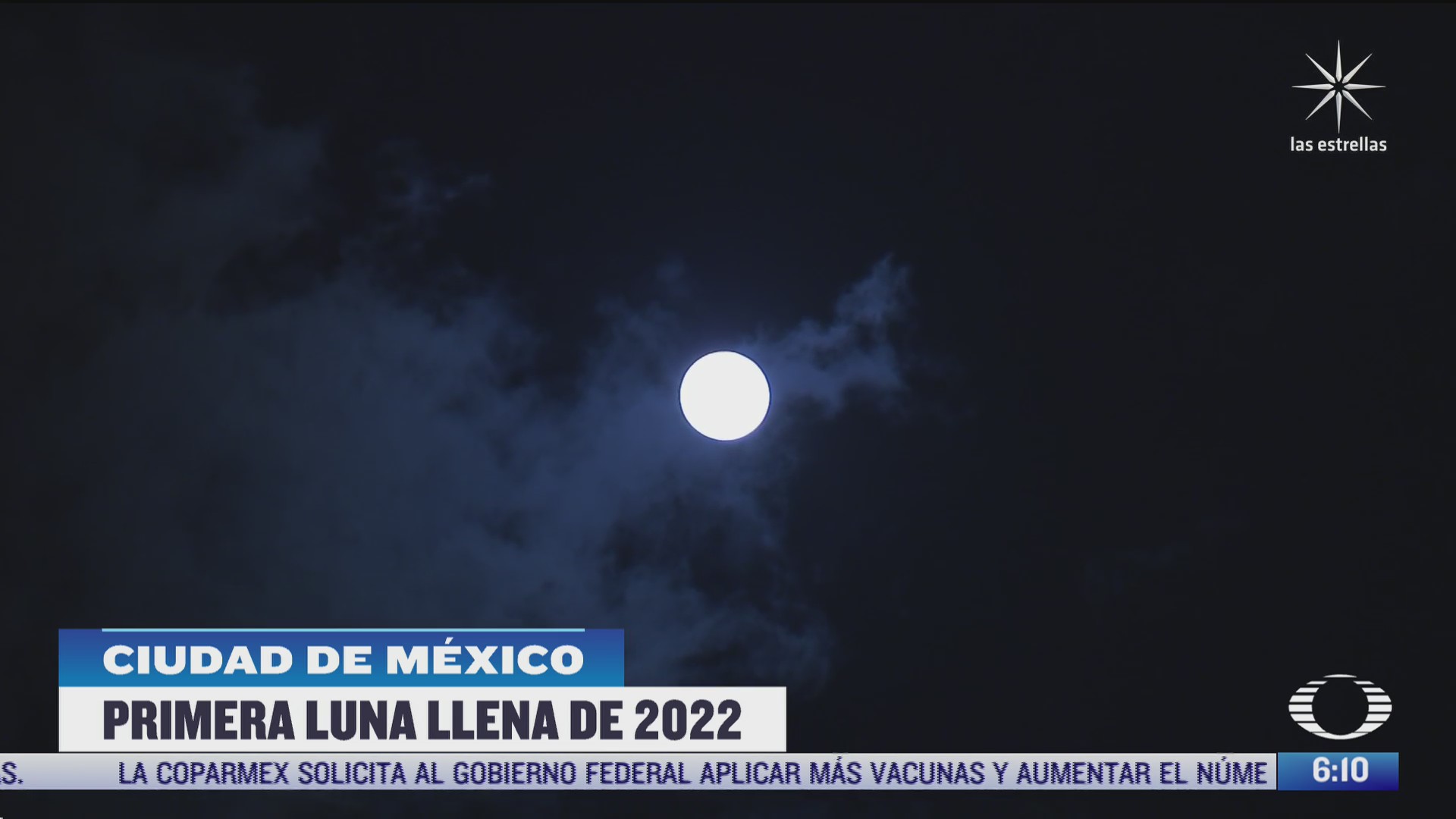 video asi se vio la primera luna llena de 2022 la luna de lobo