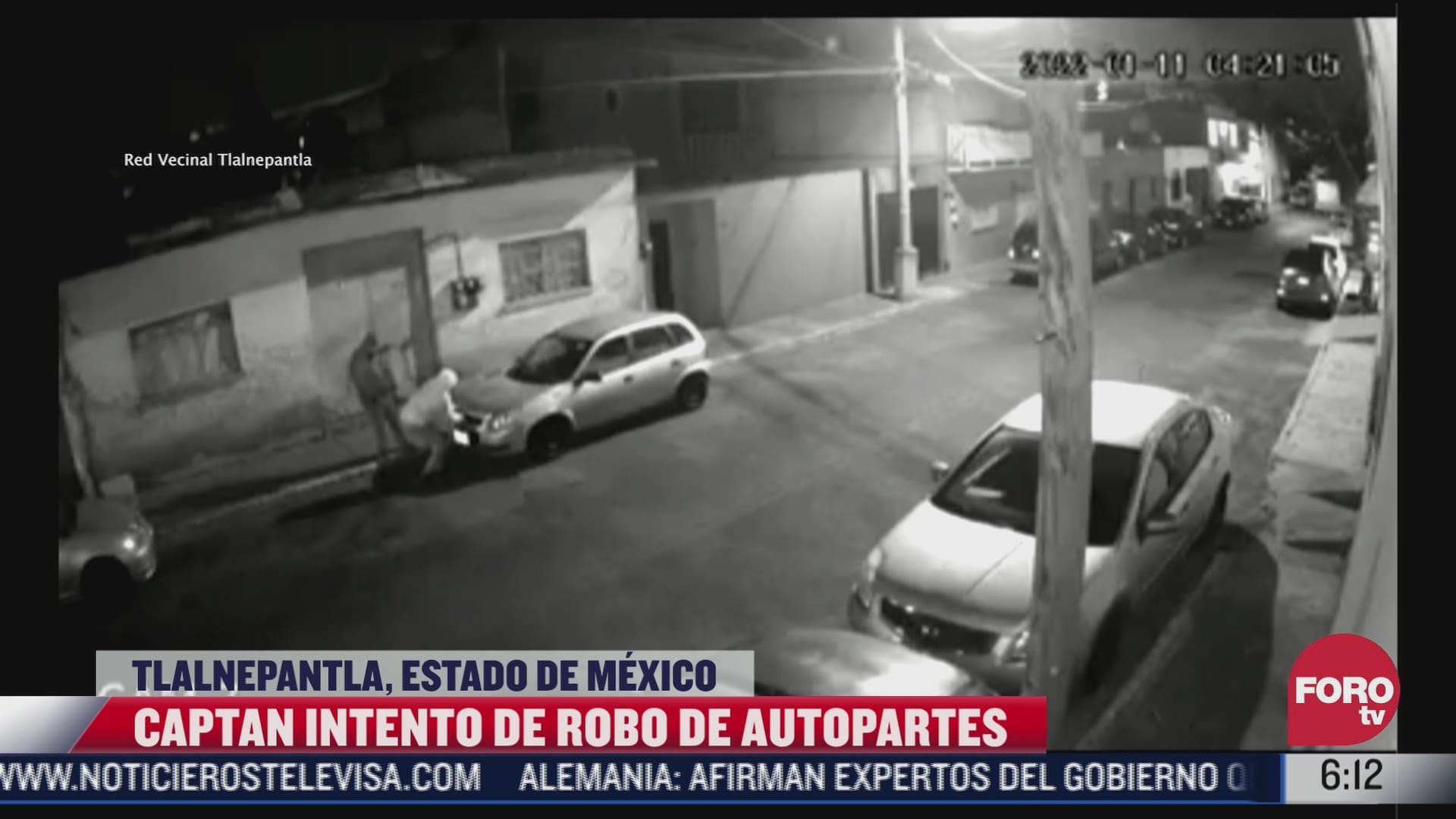 video dos sujetos intentar robar autopartes en tlalnepantla estado de mexico