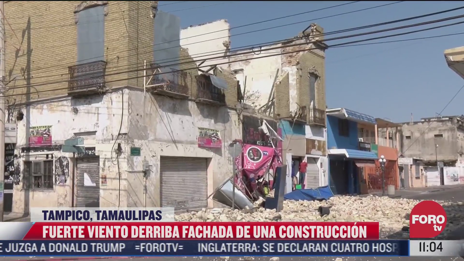 viento derriba fachada de casa en tamaulipas